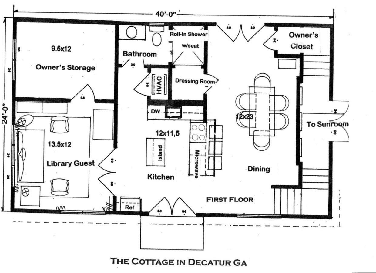 The Cottage Bed & Breakfast In Decatur Ga Esterno foto